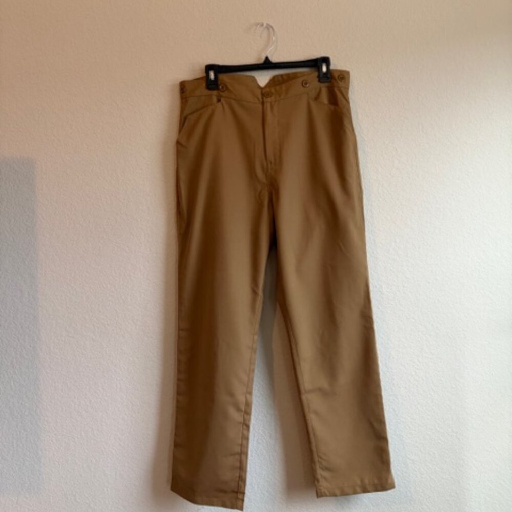 NWT The Pirate Dressing Mens Sz Medium Khaki Pants Renaissance Cosplay Renfair
